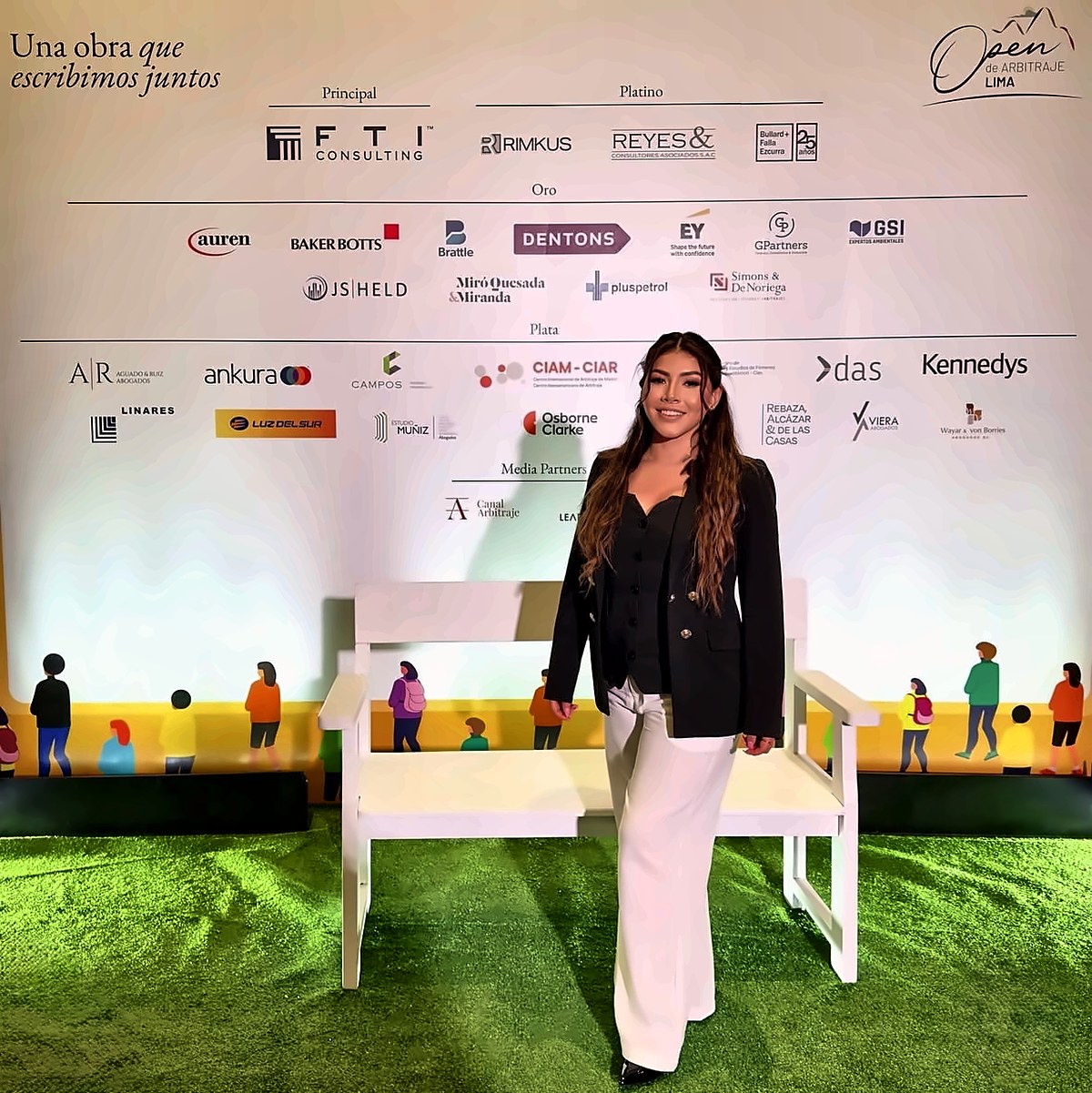 Kreslin Arrea en el Open de Arbitraje Lima, encuentro internacional de la comunidad arbitral